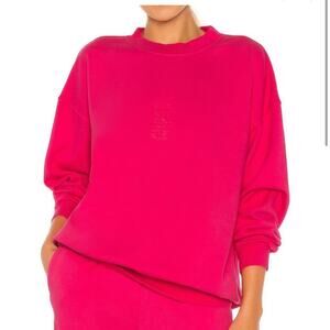 Frankies Bikinis x Revolve Bennie Crewneck in Rosewood ONE SIZE